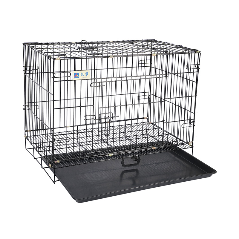 Jaula para perros plegable de metal para cachorros