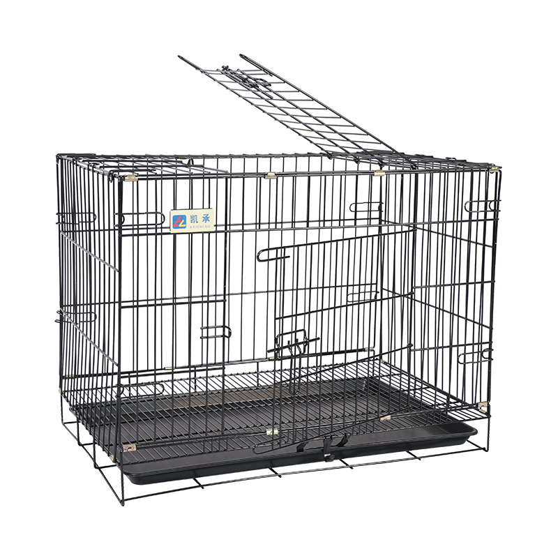 Jaula para perros plegable de metal para cachorros
