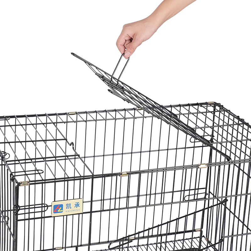 Jaula para perros plegable de metal para cachorros