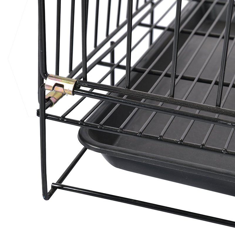 Jaula para perros plegable de metal para cachorros