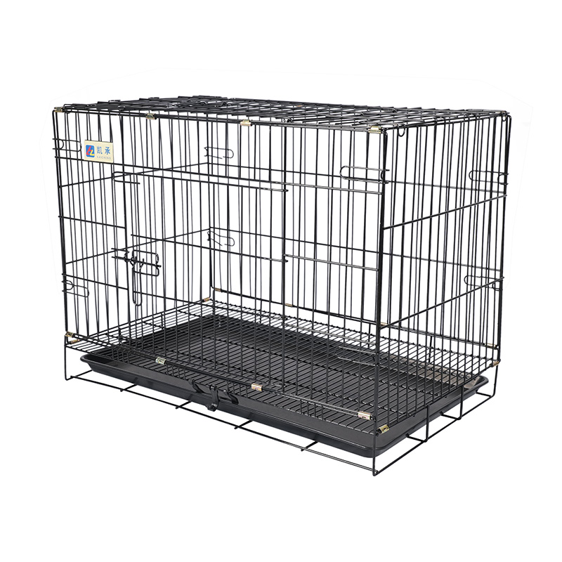 Jaula para perros plegable de metal para cachorros