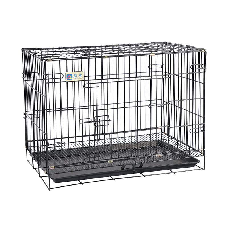 Jaula para perros plegable de metal para cachorros