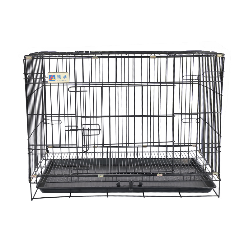 Jaula para perros plegable de metal para cachorros