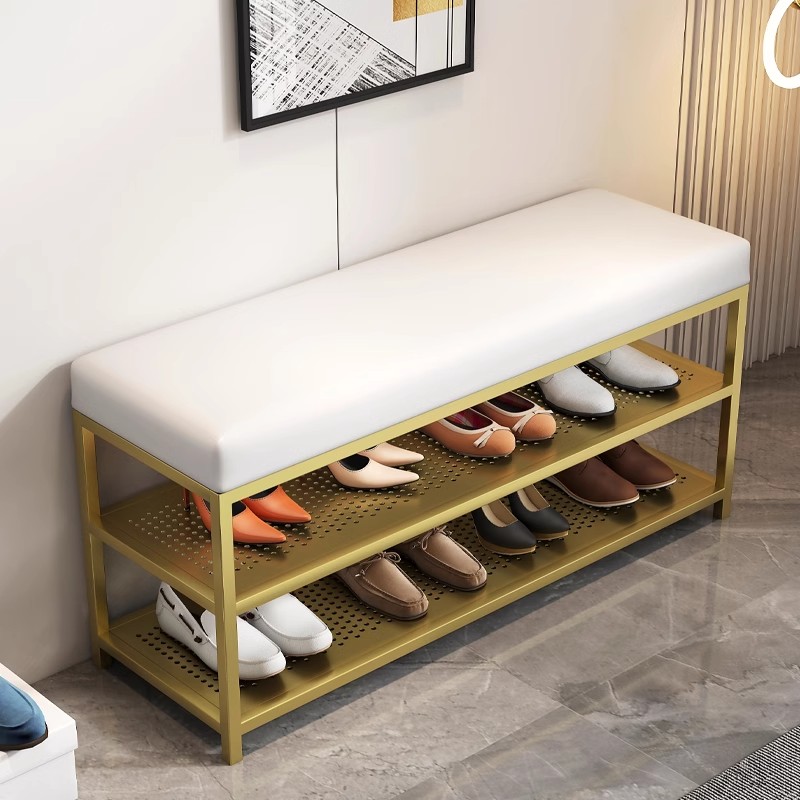 Banco de zapato modelo plano para puerta de entrada sencilla
