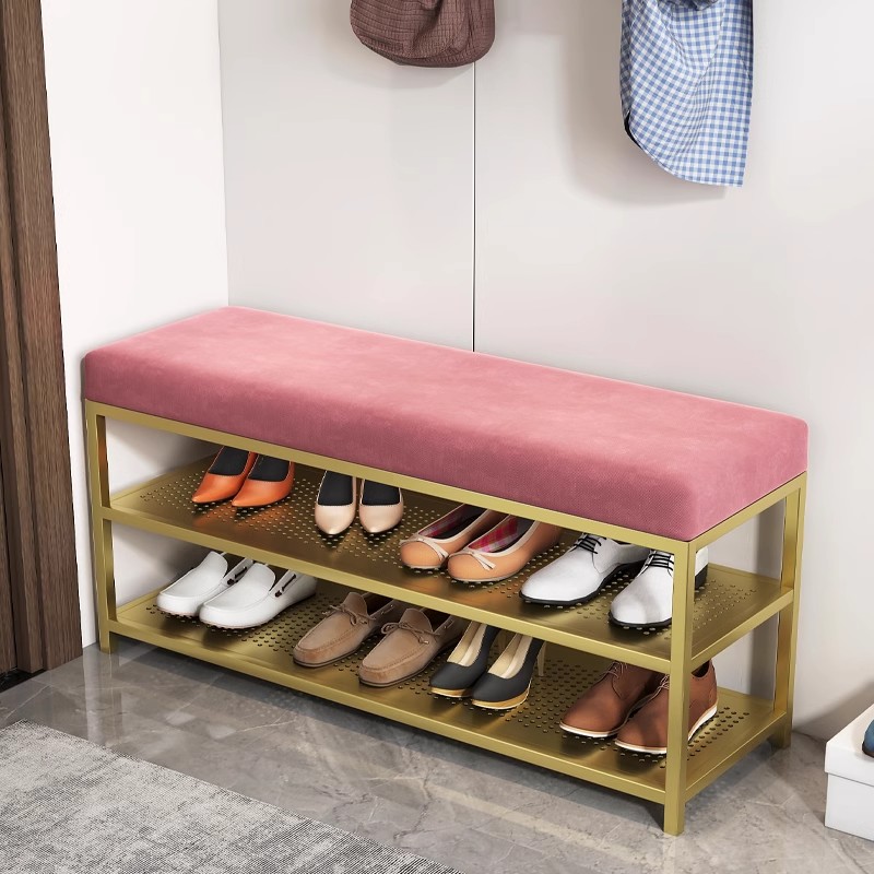 Banco de zapato modelo plano para puerta de entrada sencilla