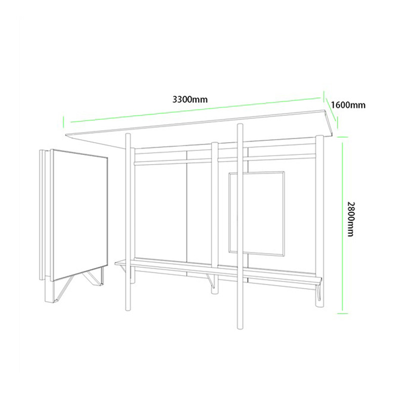AH-2769 Parada de autobús inteligente
