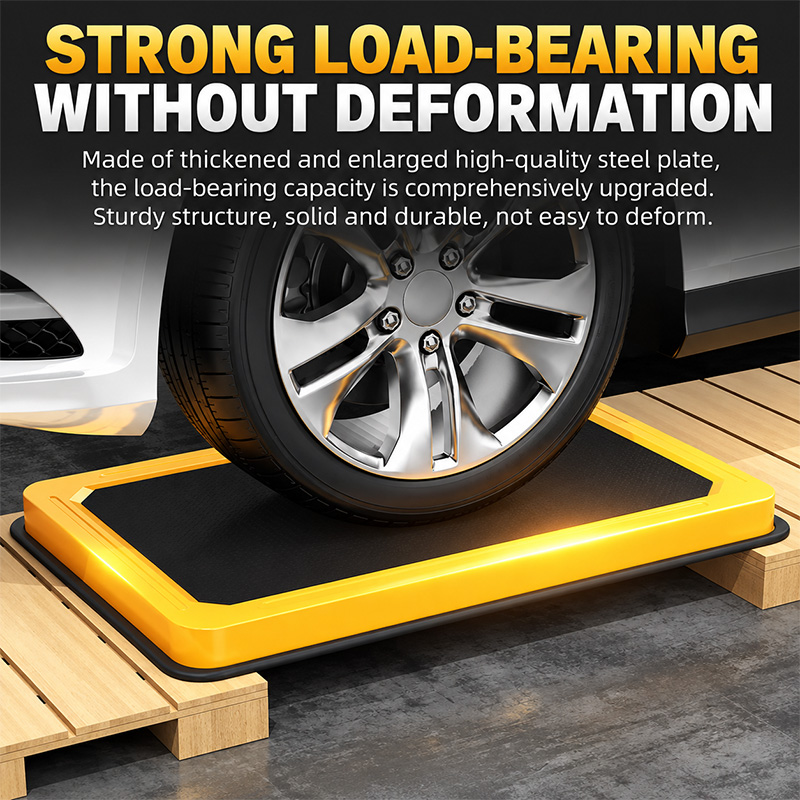 Carro de plataforma plegable para trabajo pesado con viga de carga