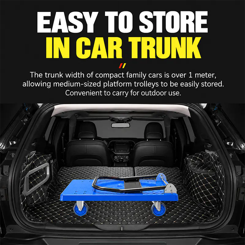 Carro de plataforma plegable compacto